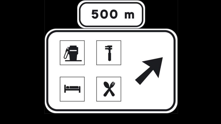 senal trafico gasolinera