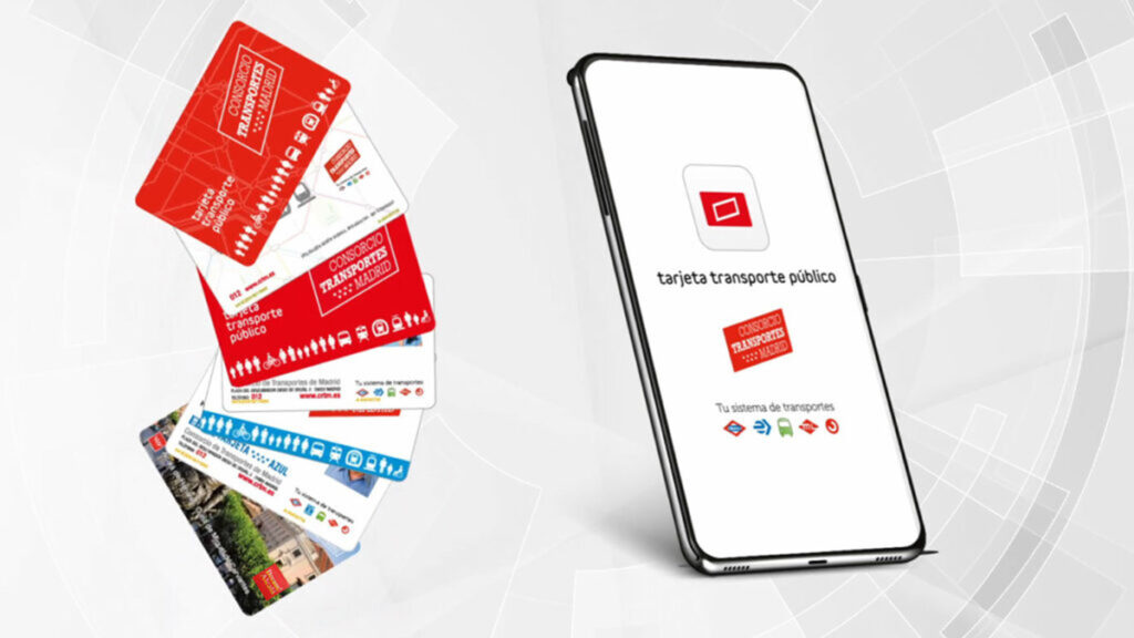 app tarjeta transporte público Madrid