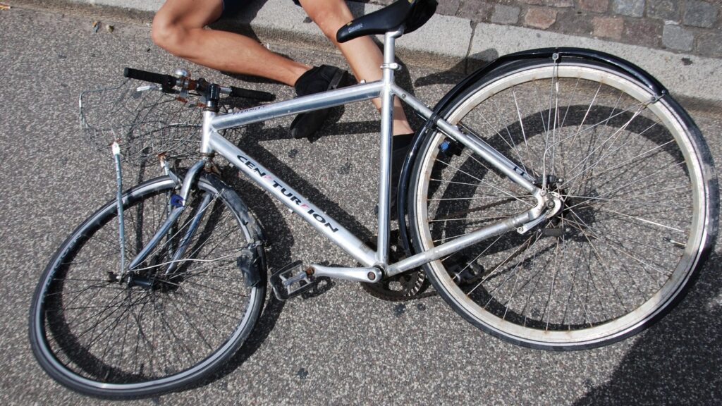 ciclista accidente