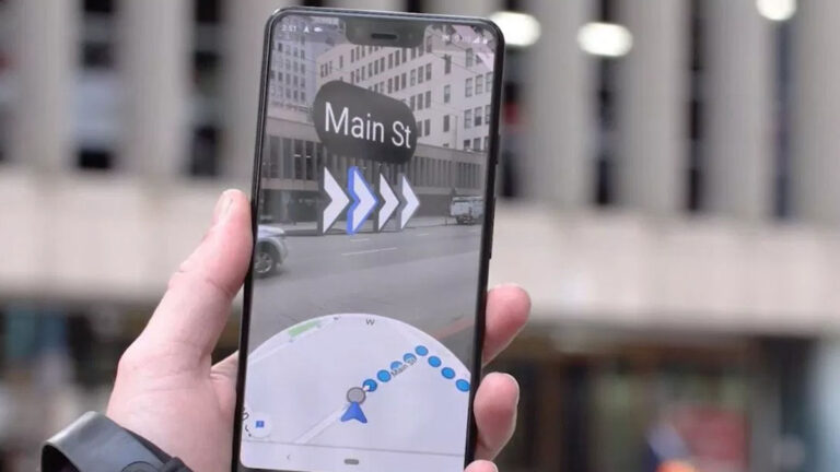 google maps live view