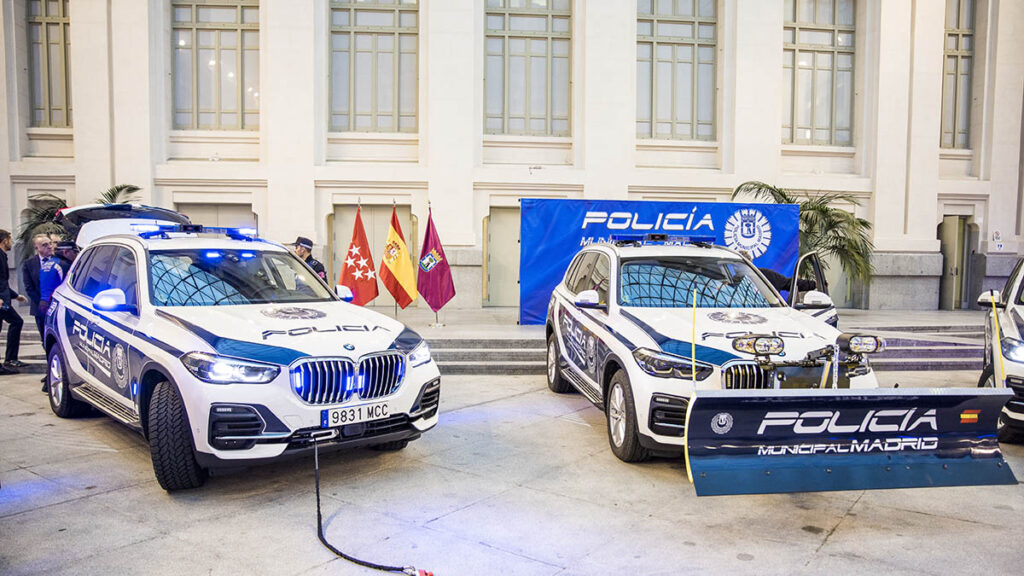 BMW X5 policia municipal madrid