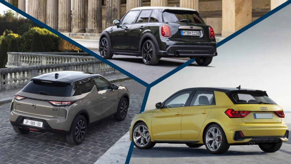 DS 3, Audi A1, Mini
