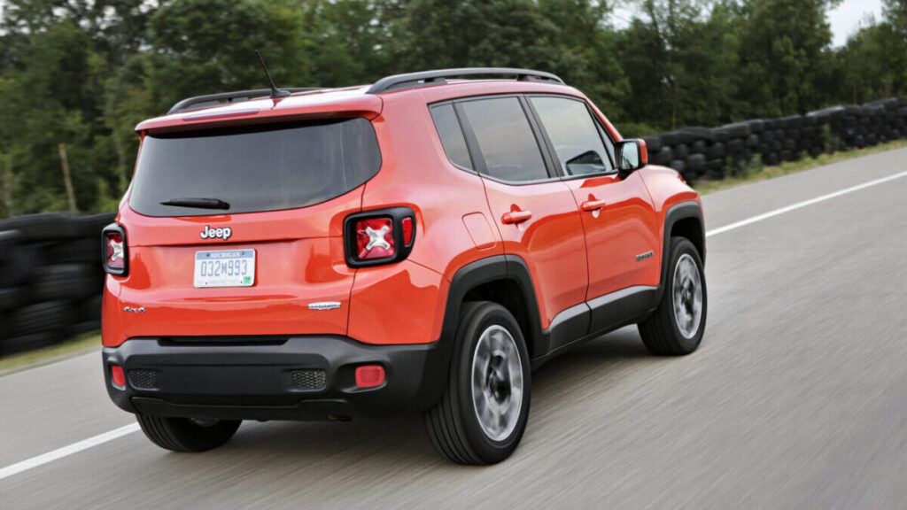 Jeep Renegade 2016 trasera