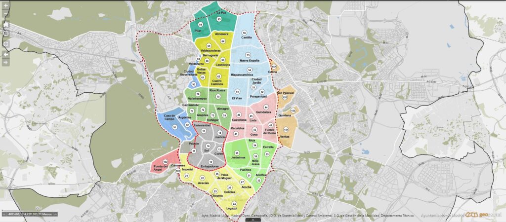 mapa zona ser madrid