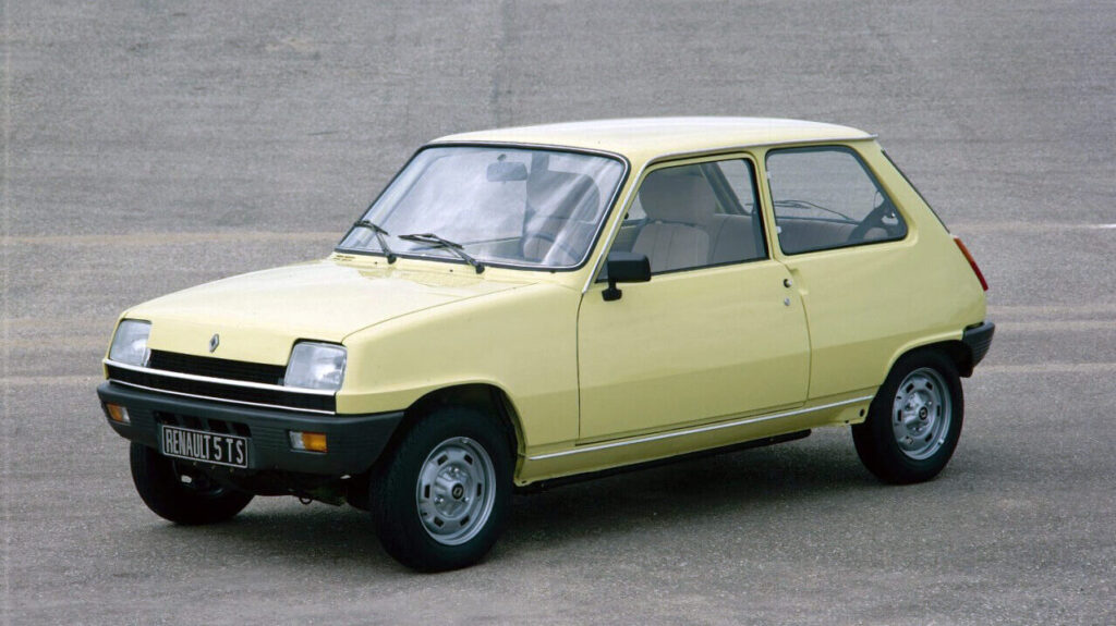 Renault 5 clasico sin etiqueta de la DGT