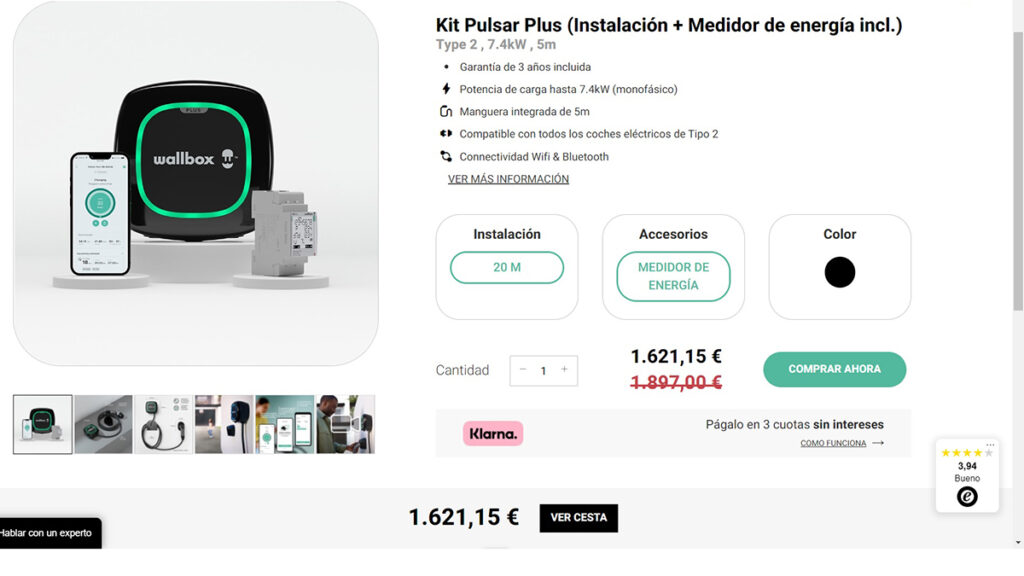 wallbox kit pulsar plus