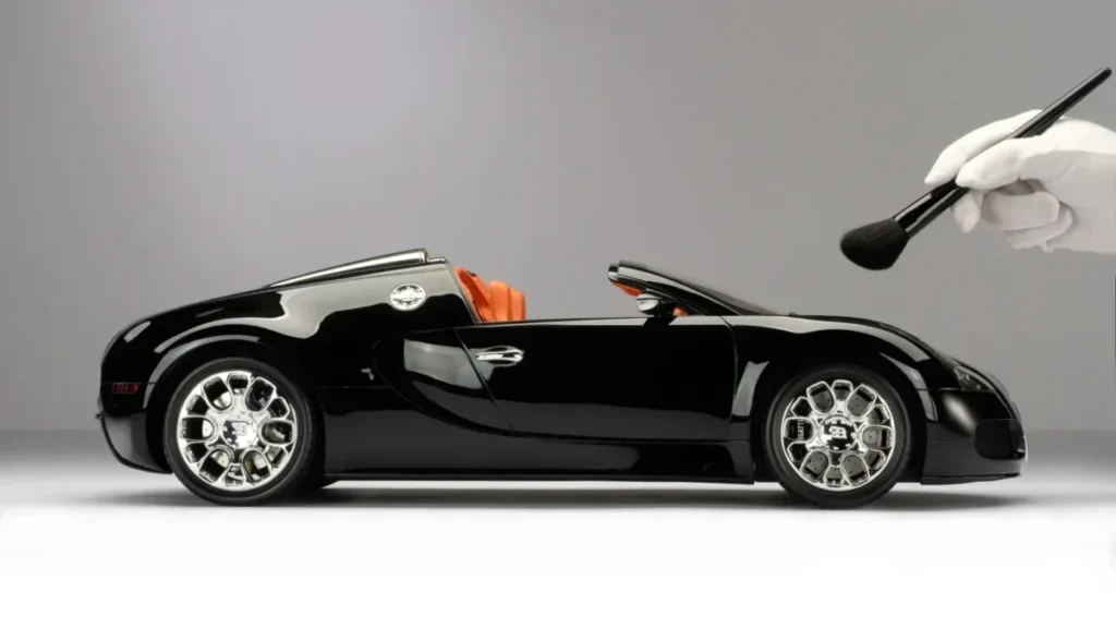 Bugatti Veyron maqueta lateral
