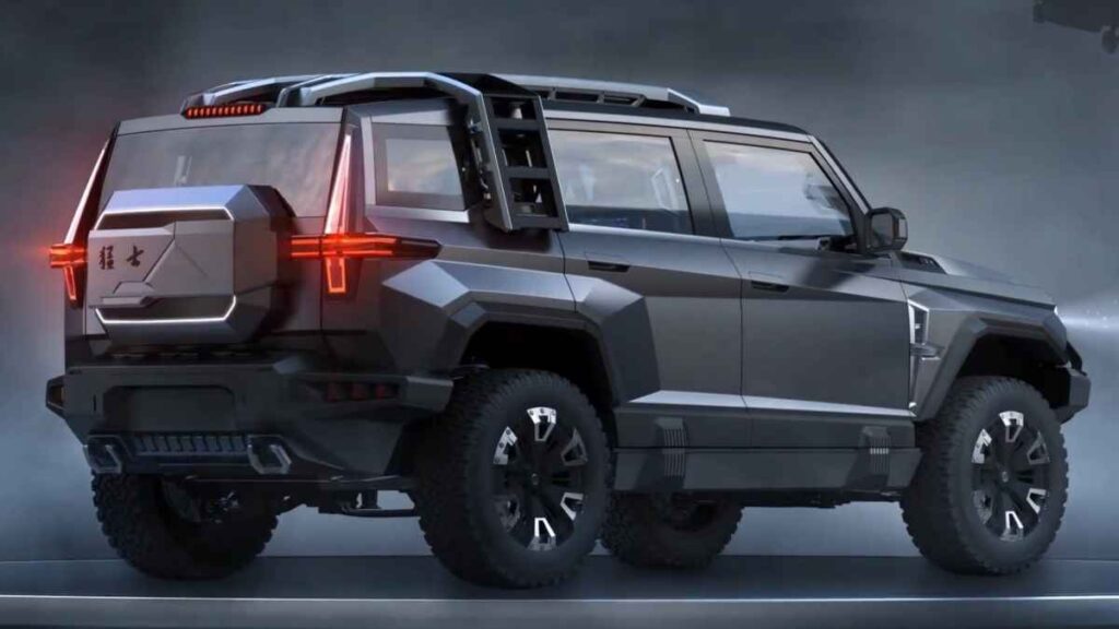 Dongfeng Mengshi M-Terrain Hummer electrico tras