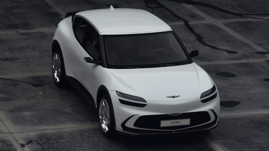 Genesis GV60 en marcha reconocimiento facial