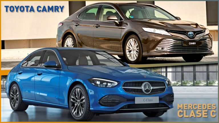 Toyota Camry Hybrid vs Mercedes Clase C