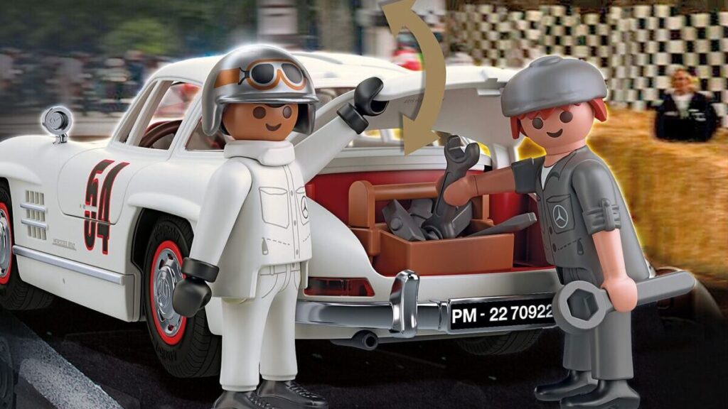 mercedes-Benz 300 SL de playmobil trasera