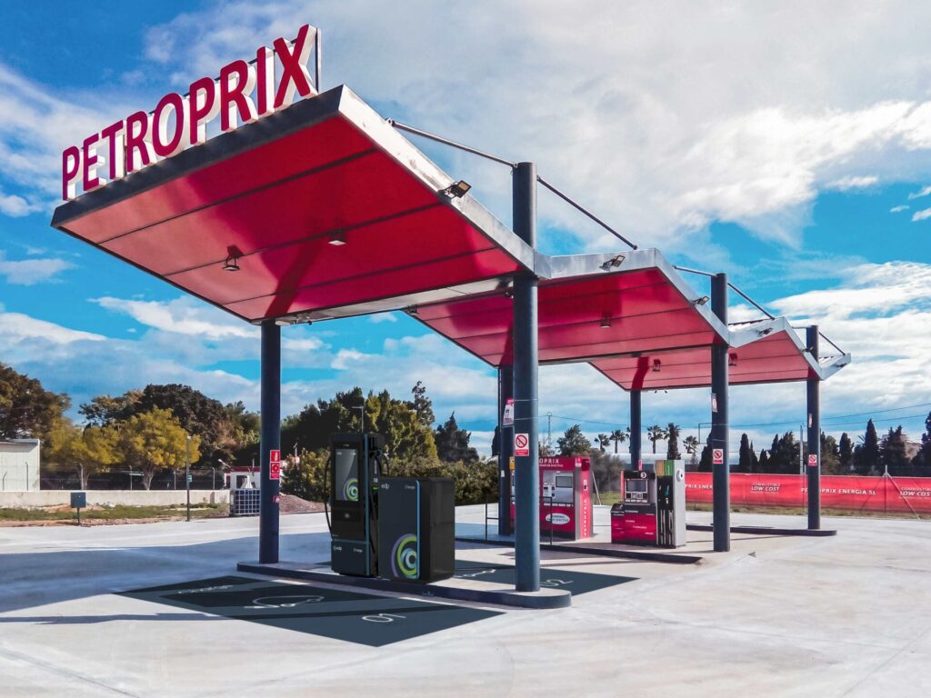 coches electricos Punto de recarga EDP Petroprix