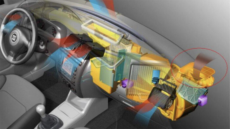 Filtro de polen esquema