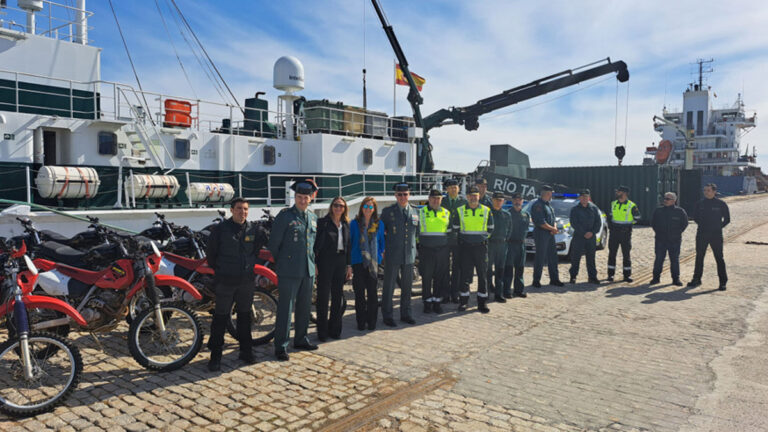 dgt motos practica policia mauritania