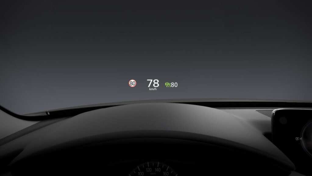 Mazda 3 2024 HEAD UP DISPLAY