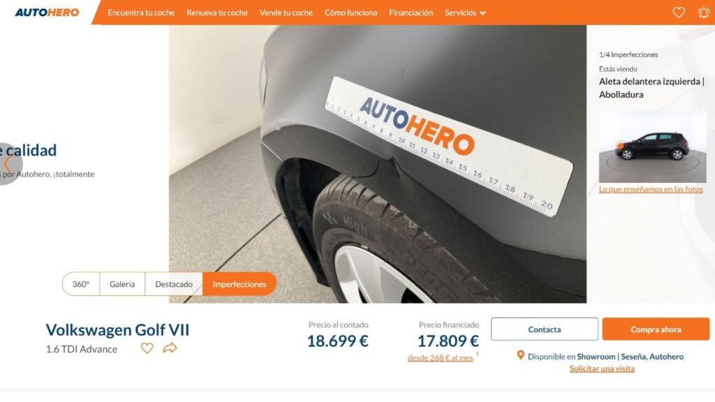 Autohero web