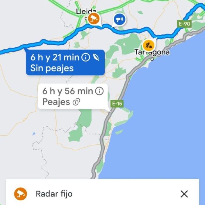 Estos son los colores con los que Google Maps te avisa de los radares fijos y móviles 7 google-maps-radares-1