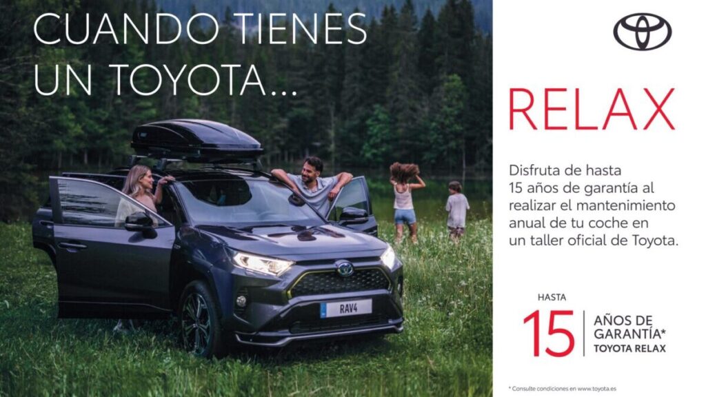 Toyota ampliacion garantía servicio oficial Toyota Relax Taller