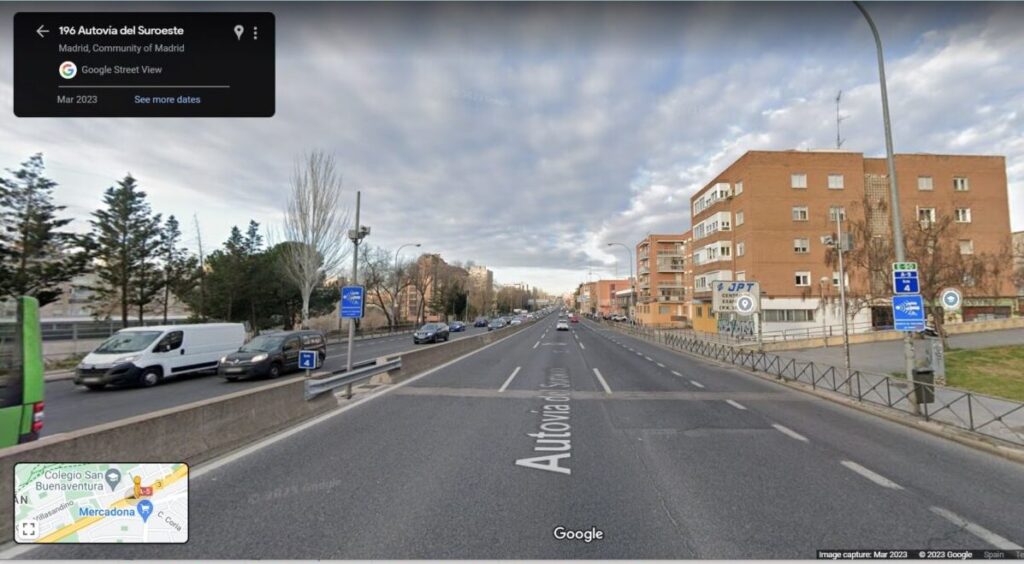 radar tramo a-5 multas Madrid