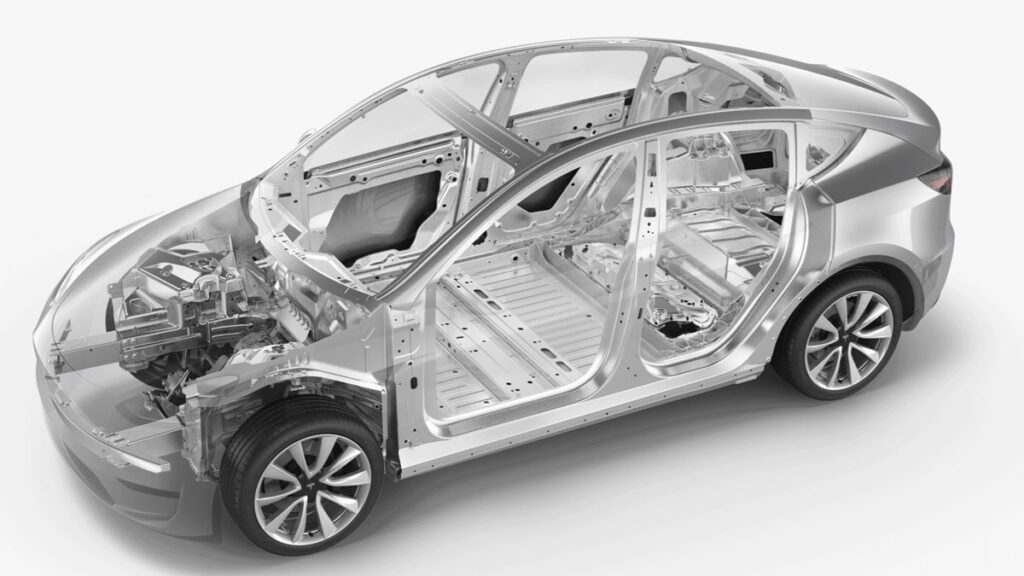 Xpeng chasis tesla