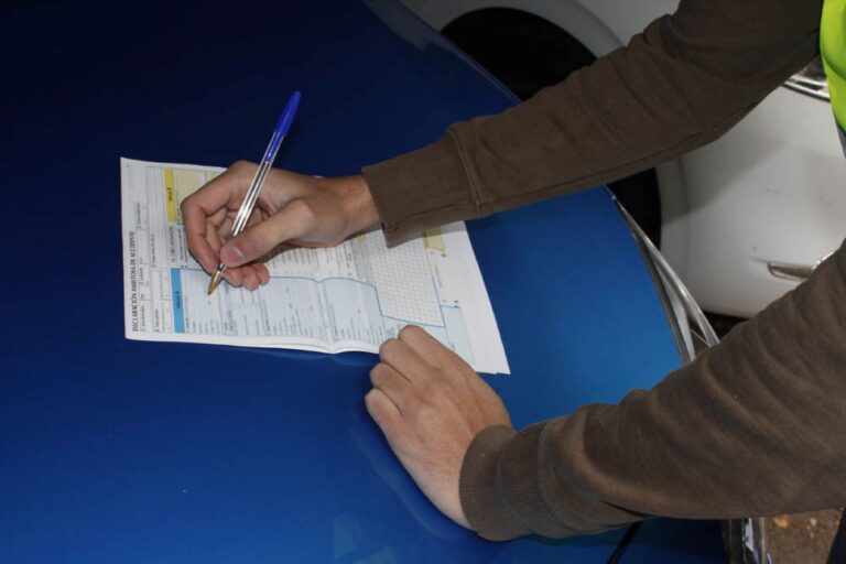 parte amistosos seguro coche