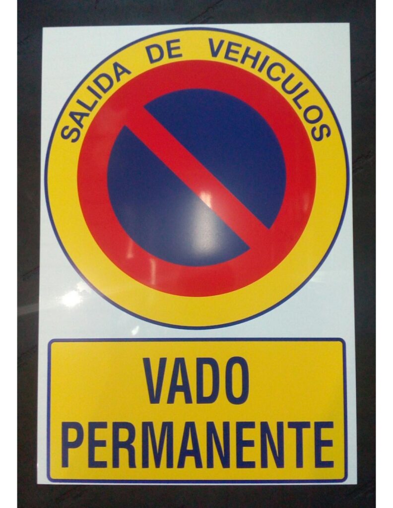 señal de vado