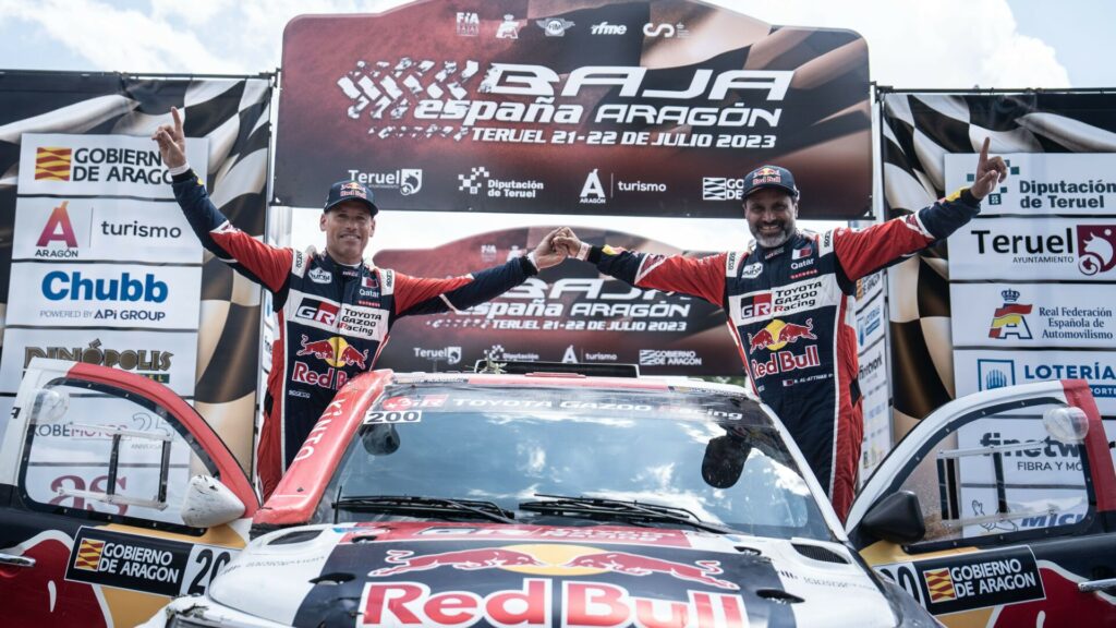 Baja España Aragón podio nasser