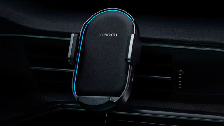 xiaomi 50w wireless car charger apertura