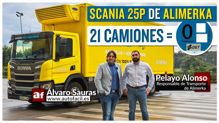 Scania 25P de Alimerka 21 camiones 0 emisiones web