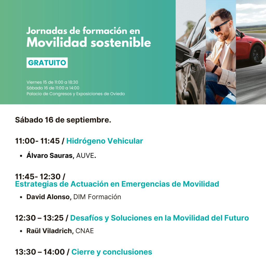Programa de las Jornadas de Formación del sábado 16 de septiembre por la mañana