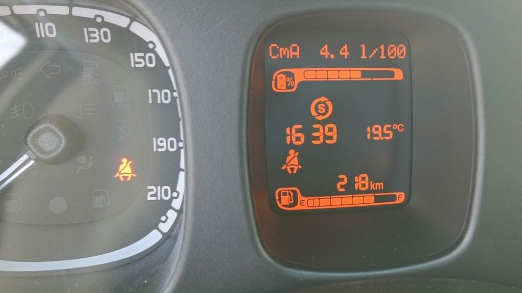 Fiat Panda Hybrid 2023 Consumo