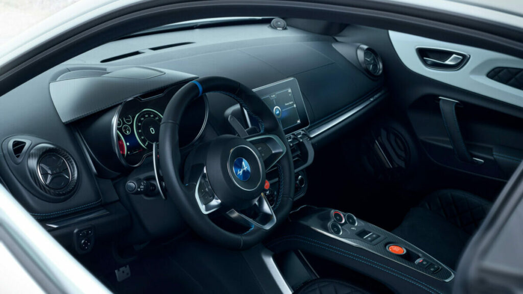 Alpine A110 interior