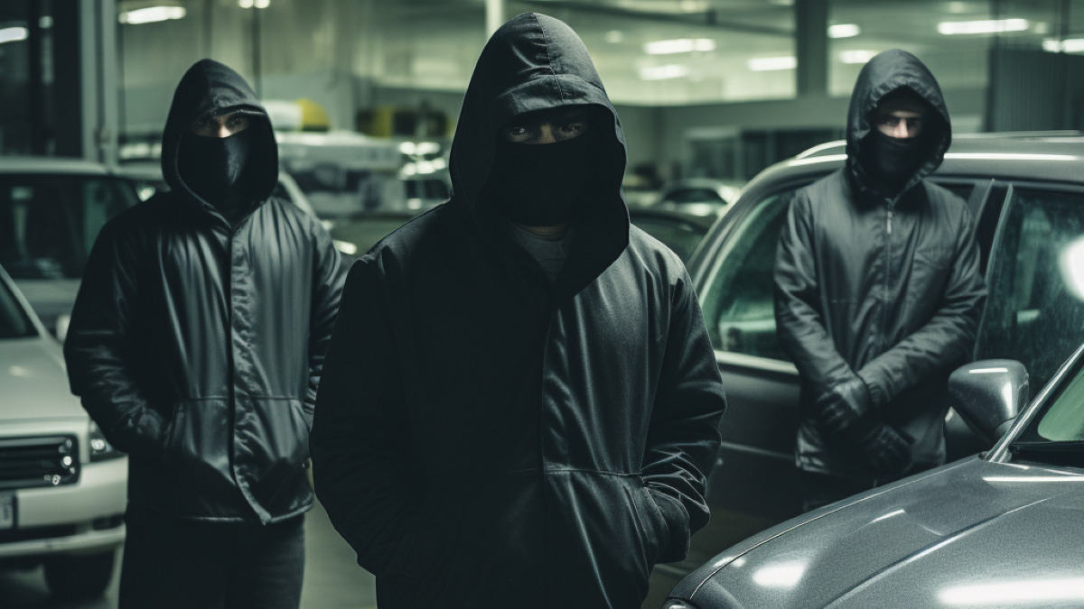 ladrones automóvil