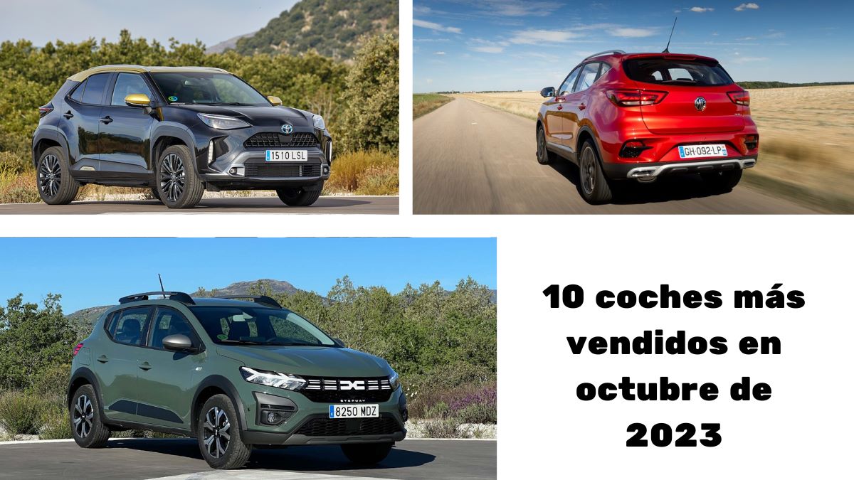 10 coches mas vendidos octubre 2023