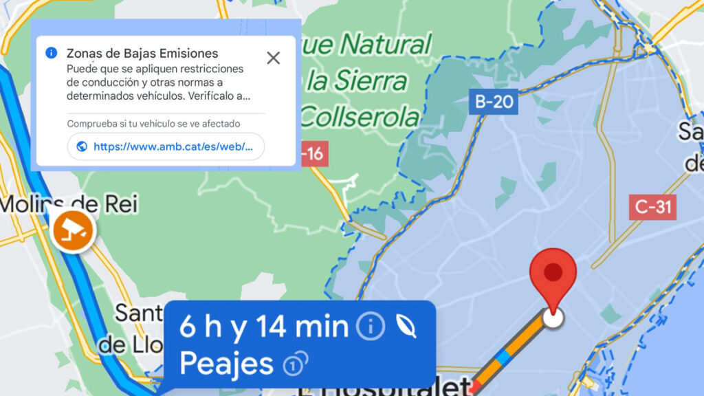 Alerta Google Maps