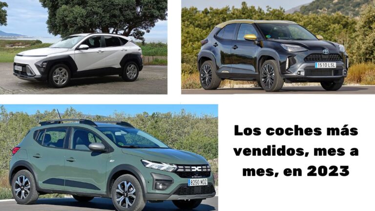 coches mas vendidos mes a mes 2023