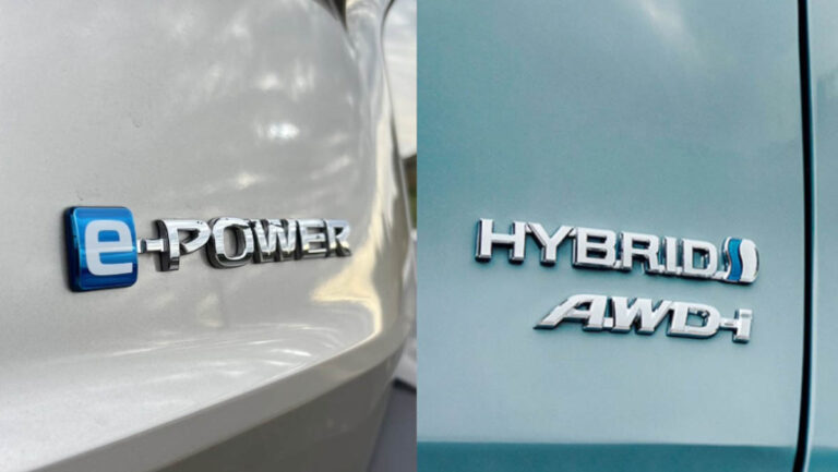 comparatica Xtrail RAV4 logos