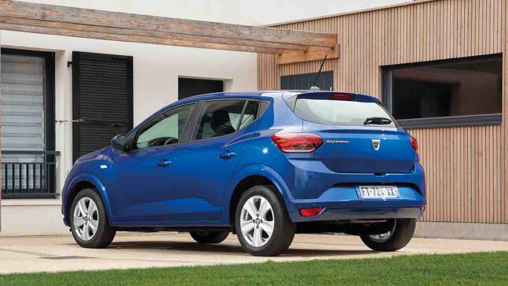 Dacia Sandero azul