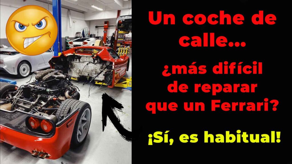 Apertura mantenimiento difícil mecánicos