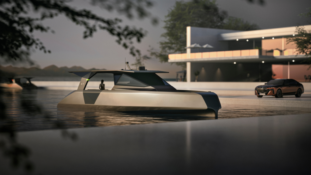 BMW The Open barco electrico muelle