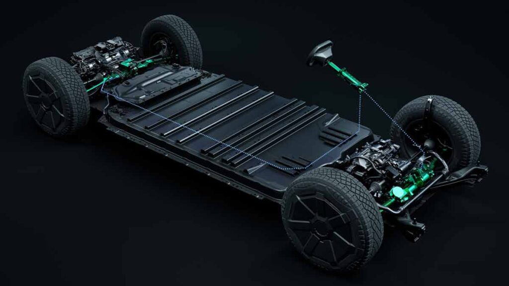 Tesla Cybertruck centralitas