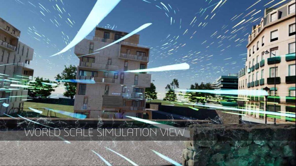 Gemelo virtual simulacion viento