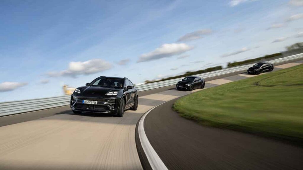 Porsche Macan EV en circuito Leipzig