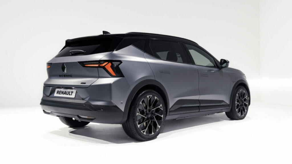Renault Scenic 2024 gris trasera