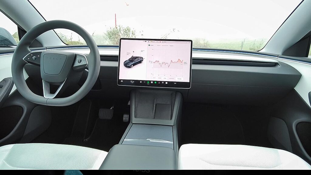 Tesla Model 3 salpicadero