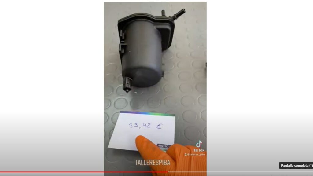 Filtro de combustible precio