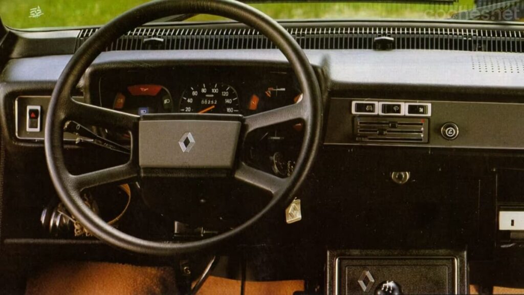 Interior del Renault 12