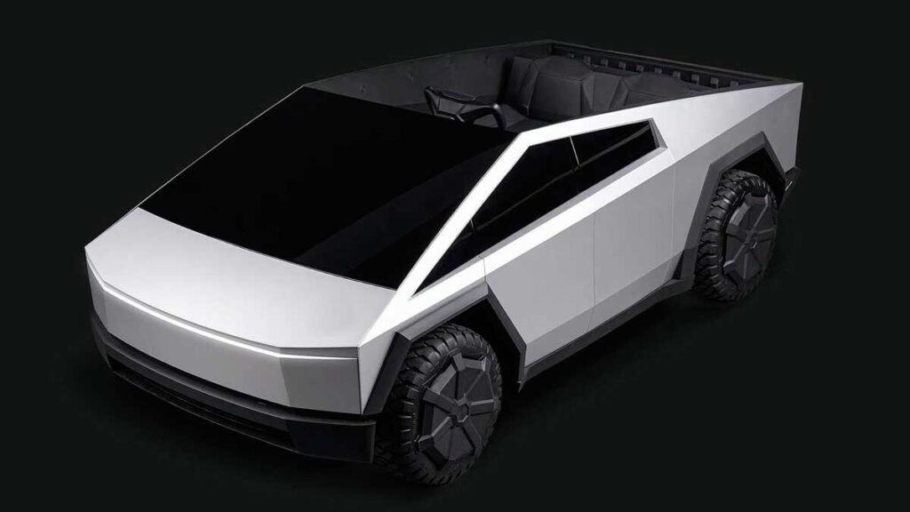 Tesla Cybertruck niños