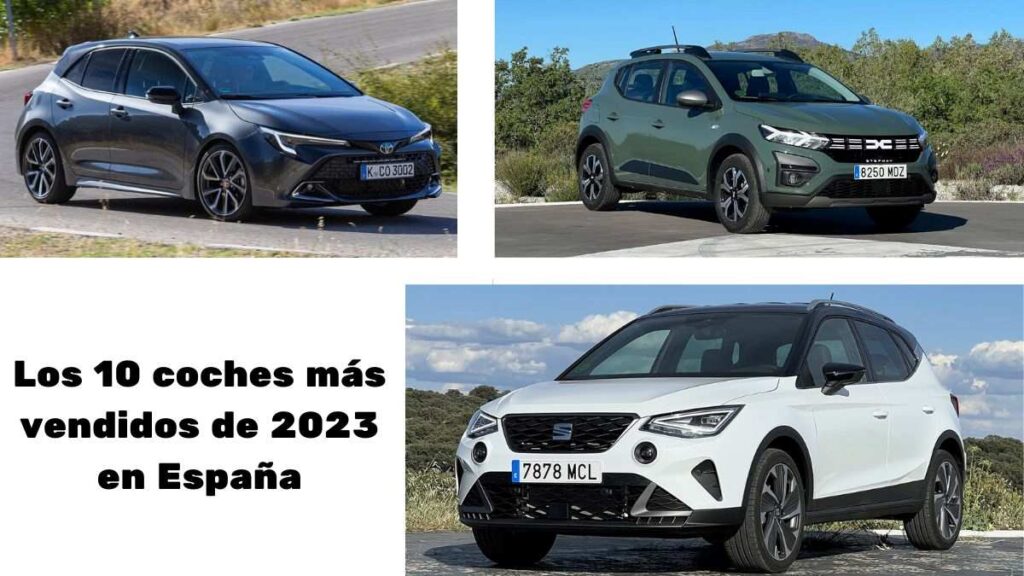 10 coches más vendidos en 2023