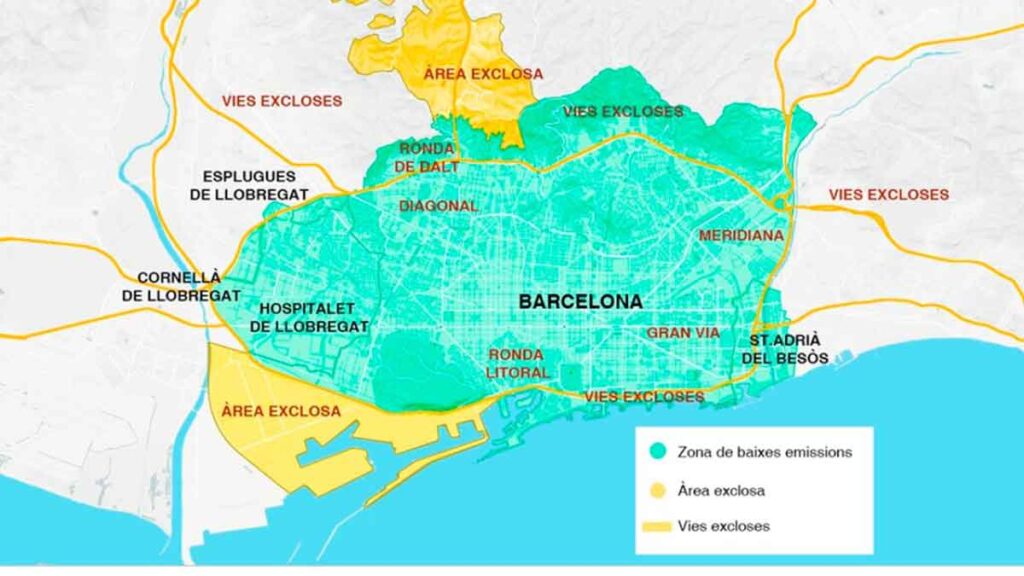 Restricciones ZBE Barcelona